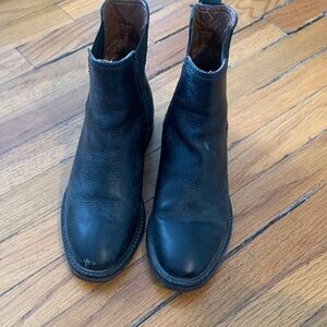 H&M premium black Leather boots